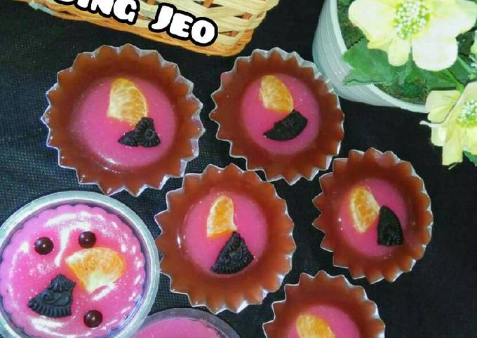 Puding Enak Lezat~Puding JEO (Jeruk Oreo)