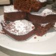 Brownie de chocolate con nueces