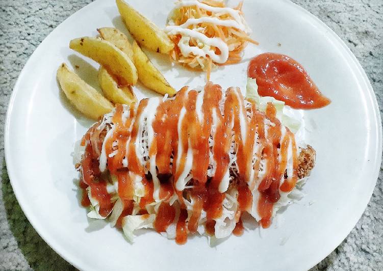 Masakan Unik Chicken Katsu Sedap Nikmat