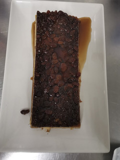 Una foto de Puding de pasas