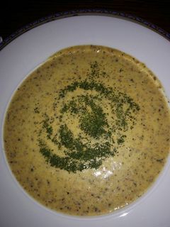 Une photo de Velouté de champignons de Paris