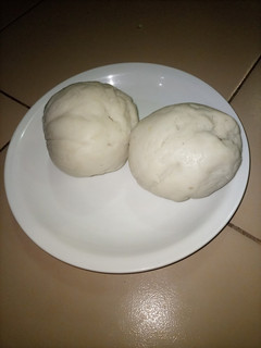 A picture of Pounded yam 😘.