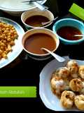 Gollgappay, meethi puri