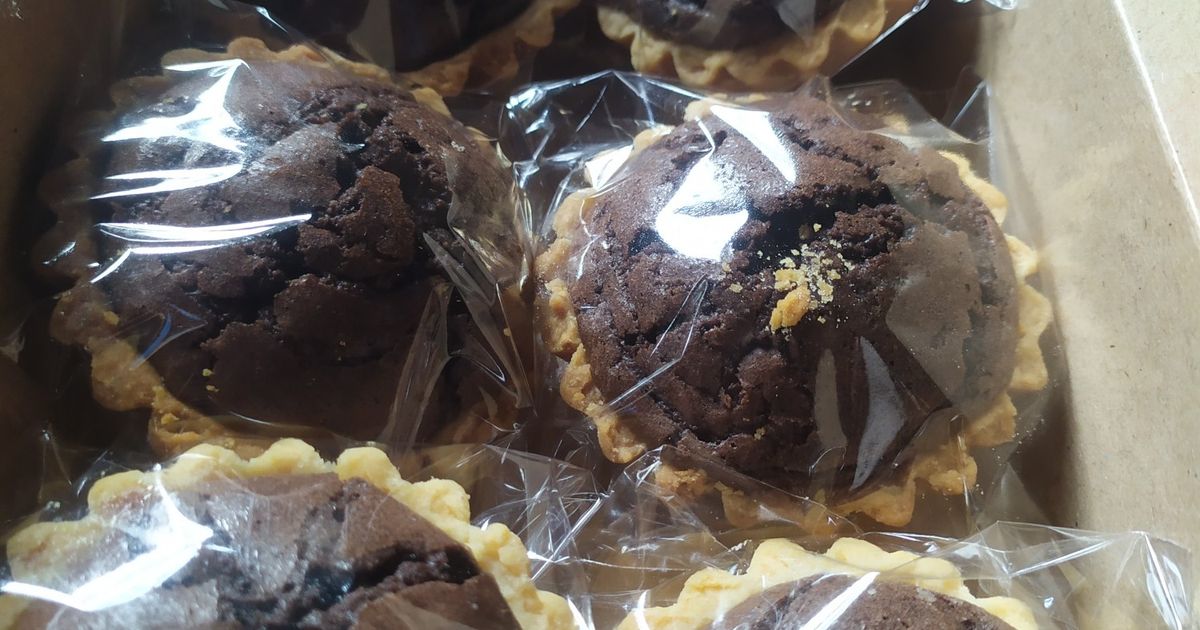Pie coklat brownis