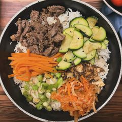 A picture of Beef Bibimbap.