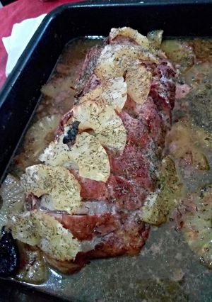Una foto de Bondiola de cerdo agridulce