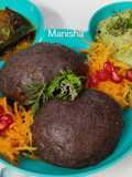 Ragi Mudde With Carrots Sambar & Idli Dosa Chutney
