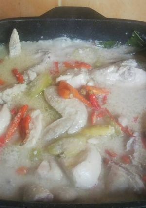 Foto resep Garang asem ayam no santan no bungkus