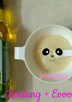 Foto resep Puree Kentang #mpasi menu tunggal day 4