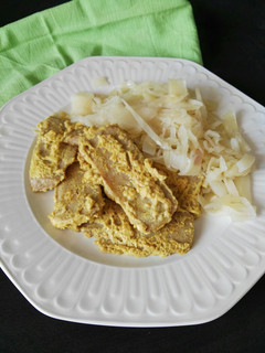 Una foto de Seitan a la mostaza