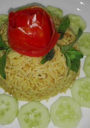 A picture of Kuska Biryani or Pulao.