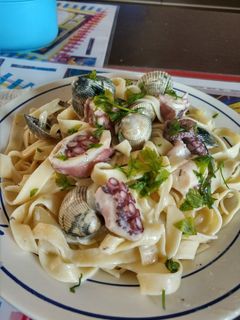 Una foto de Pasta "frutos de mar"