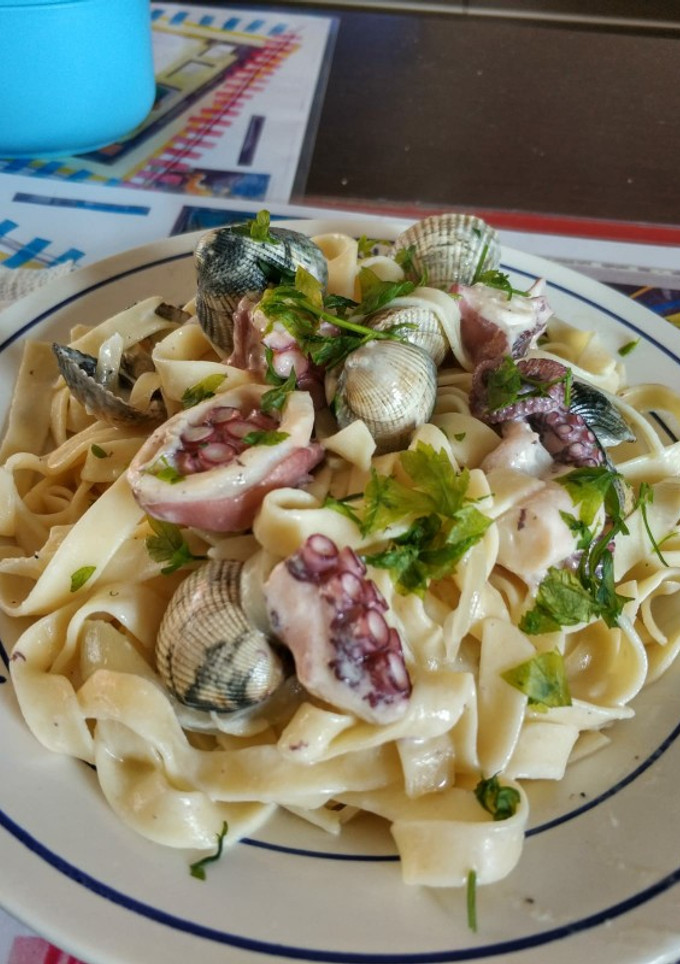 Una foto de Pasta "frutos de mar"