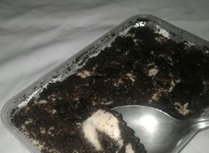 Foto resep Oreo cheesecake dengan peanut butter dan chocolate flavour