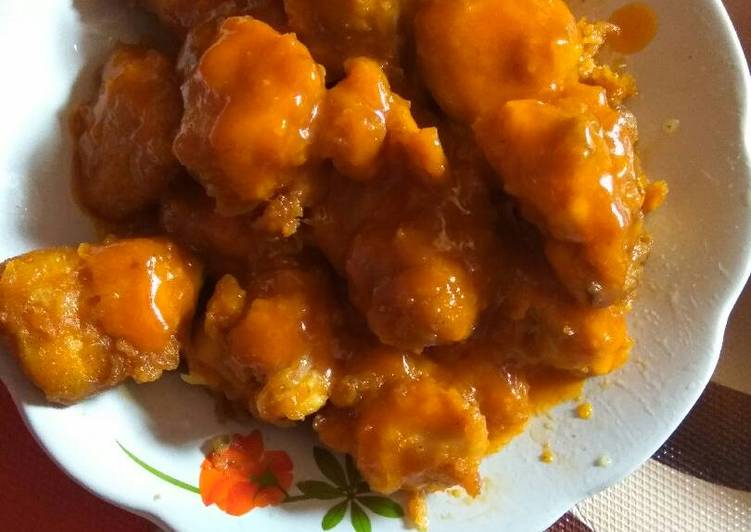 Resep Ayam pedas manis saus mentega Lezat
