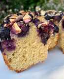Queque de yogurt con arándanos🥧