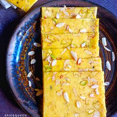 A picture of Ice Halwa / Mahim Halwa.