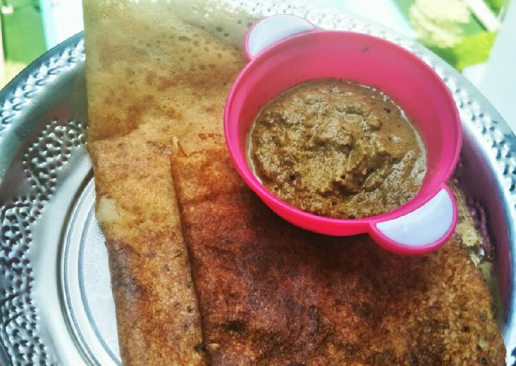 Instant Dosai From leftover rice