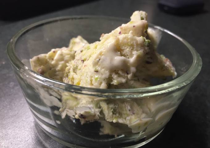 Easiest Way to Make Super Quick Homemade Pistachio ice cream