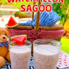 Watermelon Sagoo🍉-レシピのメイン写真