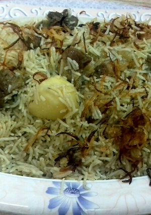 A picture of Punjabi Yakhni Pulao.