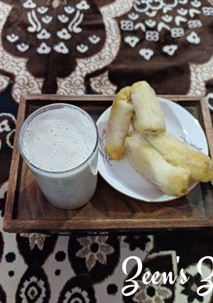 A picture of Frozen Banana Lassi.