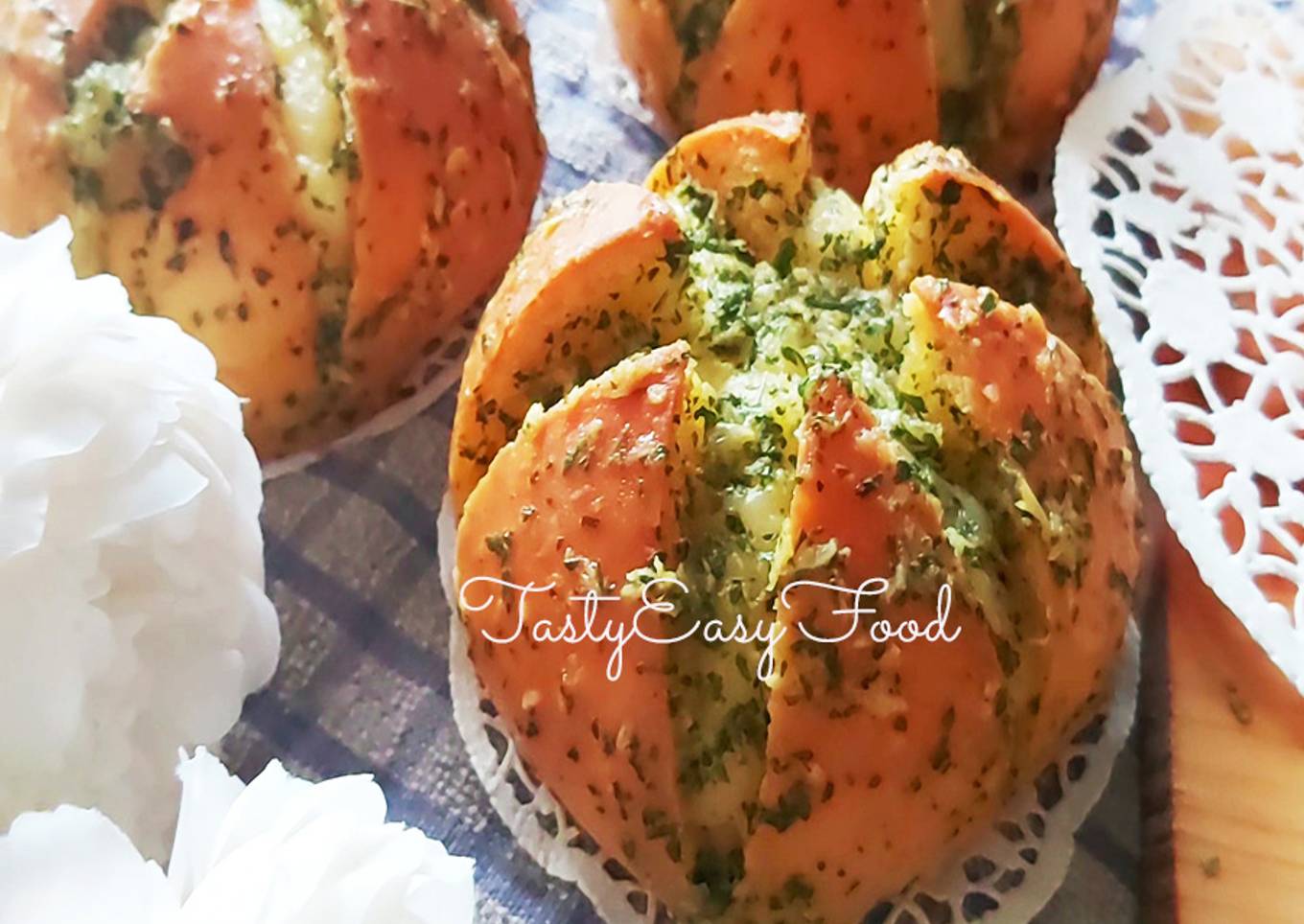 Resep KOREAN GARLIC BREAD | Ekonomis, No Oven dan Oven