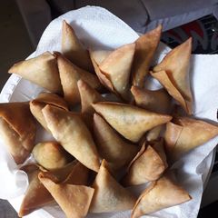 A picture of Beef Samosas.