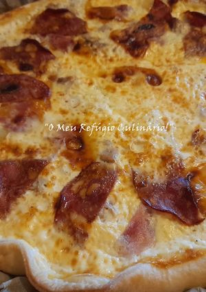 Foto de ♥ Quiche de Chouriço Picante, Mozarella e Atum ♥