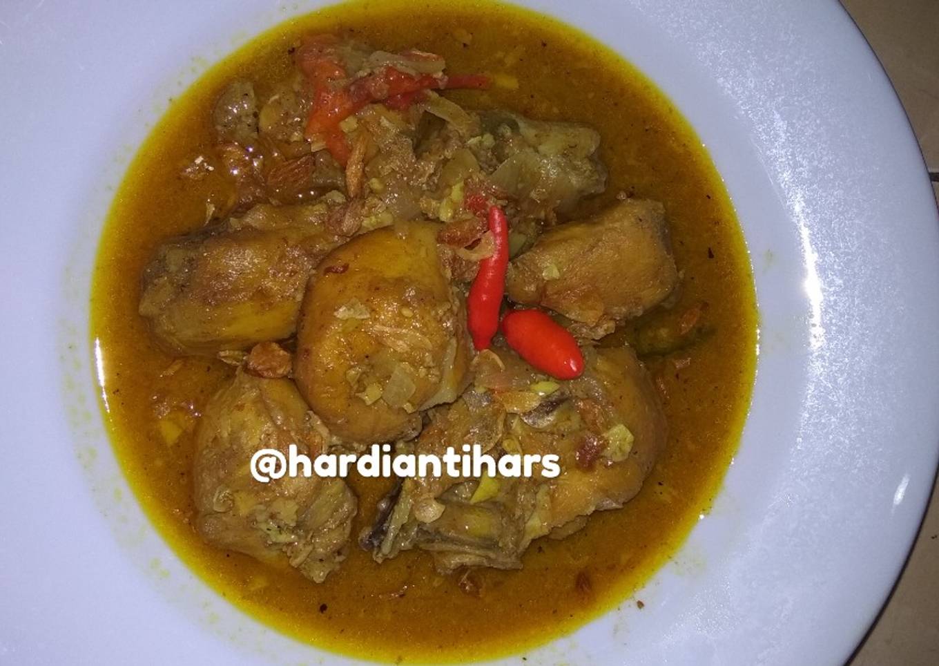 Kari ayam simple dan enak