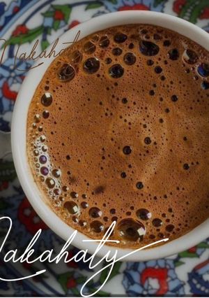 صورة لوصفة تحميص القهوة التركية☕️☕️☕️