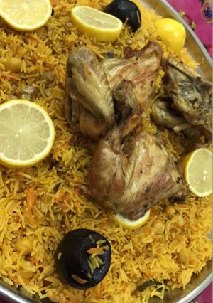 صورة لوصفة كبسة دجاج 😘😍