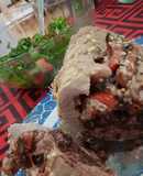 Peceto relleno con morcilla, tomate y queso!