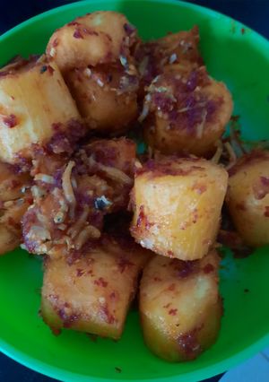 Foto resep Singkong sambel teri endulsss