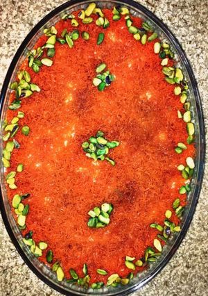 صورة لوصفة كنافة المقلاة