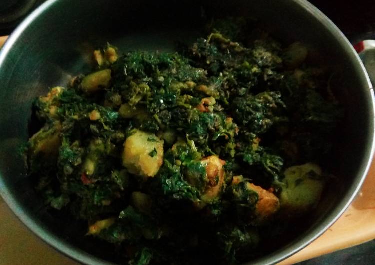 Aloo methi ki sabzi