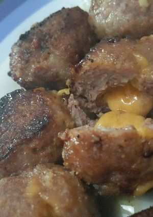 Una foto de Albóndigas Rellenas de Cheedar