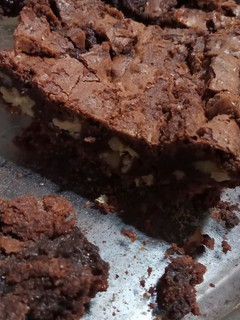 Una foto de Brownie chocolate y nuez
