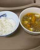 Đậu hũ sốt bí đỏ thịt xay