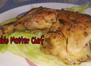 Foto di Pollo al Forno con Rosmarino, Aglio, Zenzero e Origano al Forno
