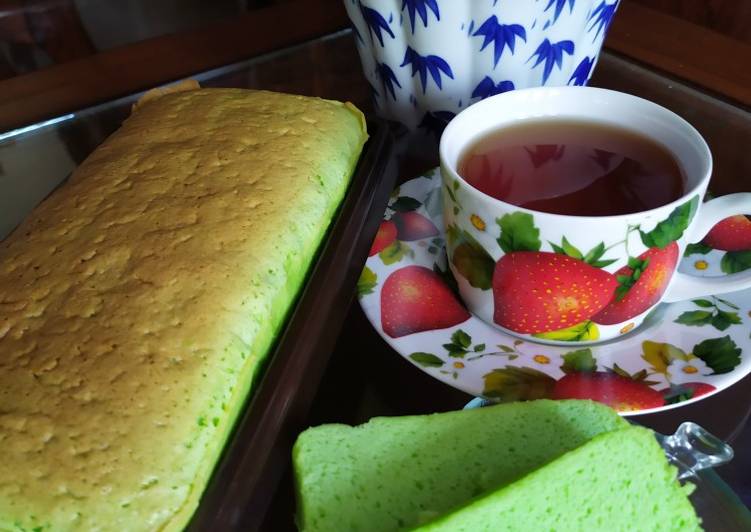 Cara Buat Ogura cake pandan bunda pasti bisa