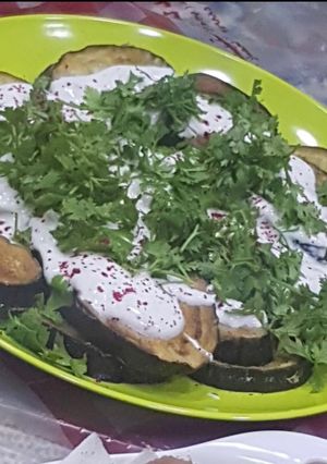 صورة لوصفة سلطة الباذنجان 😋❤️