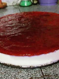 Una foto de Cheesecake sin horno