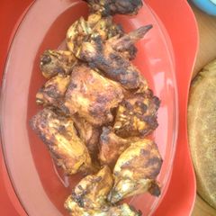 A picture of Roast chicken #authormarathon.