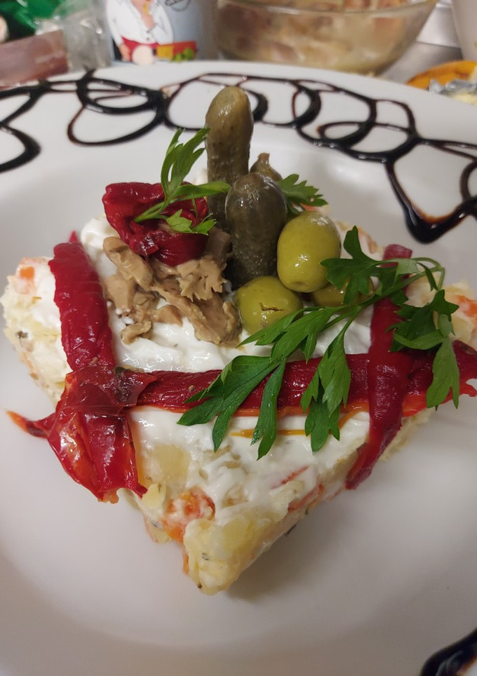 Una foto de Ensaladilla vegana con no atún🥰