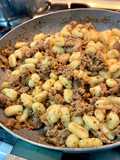 Gnocchi di patate con ragù di soia e funghi 🌱🍄