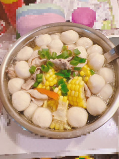 魚丸玉米肉片湯 的食譜成品照片