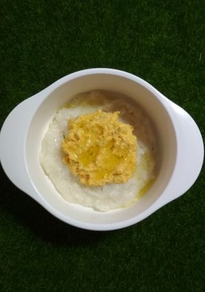Foto resep Mpasi 7m+ - Bubur Nasi Wortel Tahu