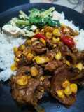 Meat (beef/pork) blackpaper no micin (lada hitam)