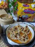 Mi sedap dumpling korean buldak cheese